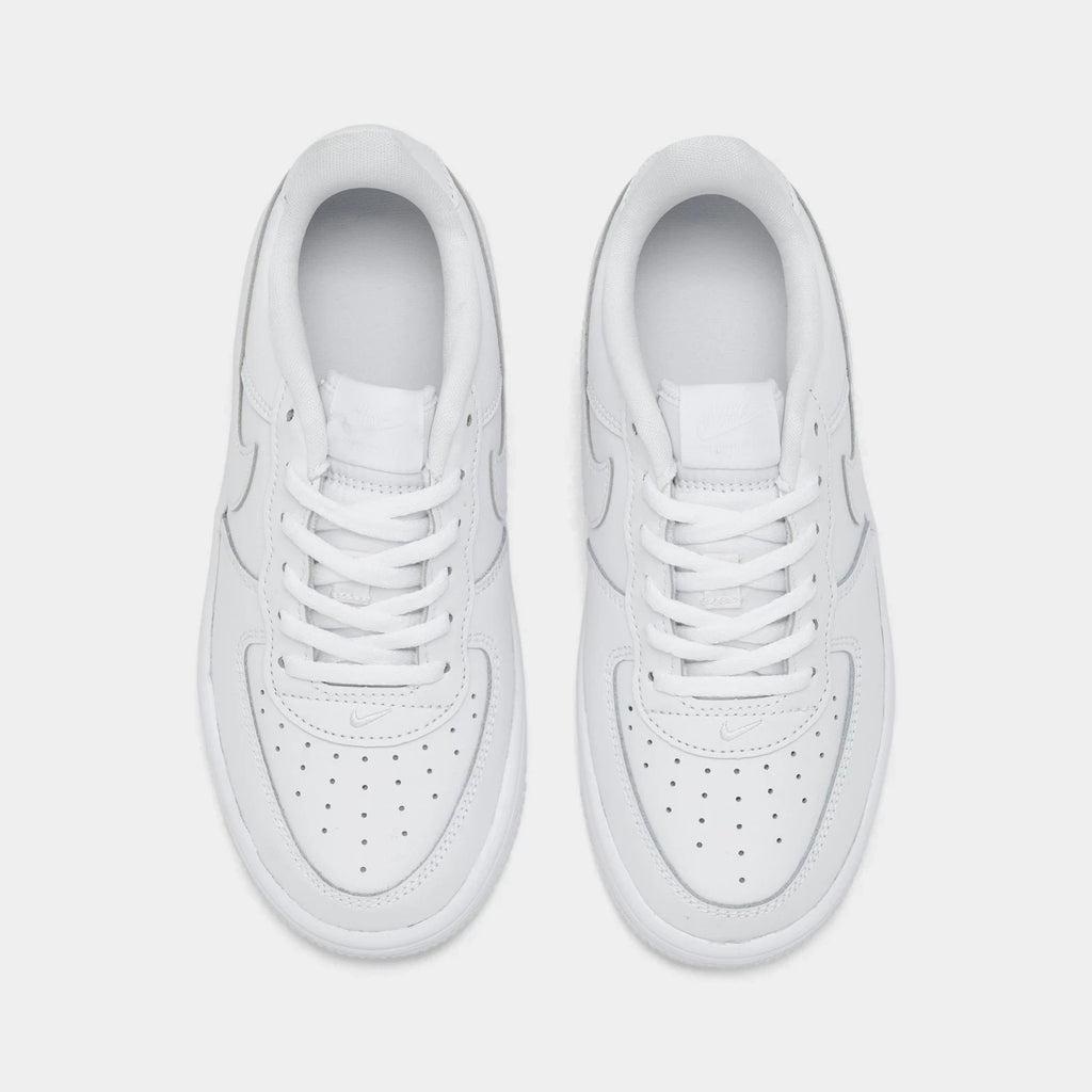 Little Kids' Leather Low-Top Sneakers - White