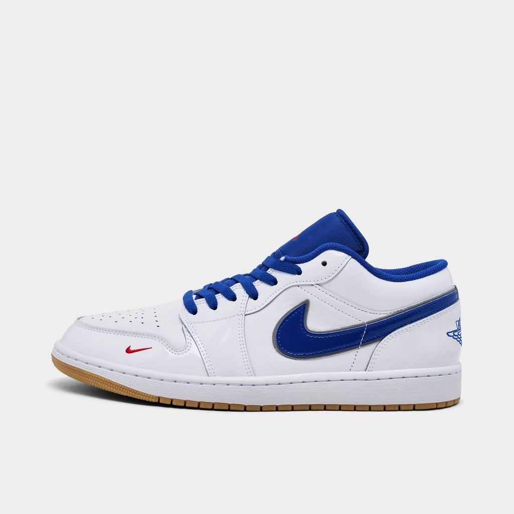 Men's Leather And Suede Low Top Sneakers