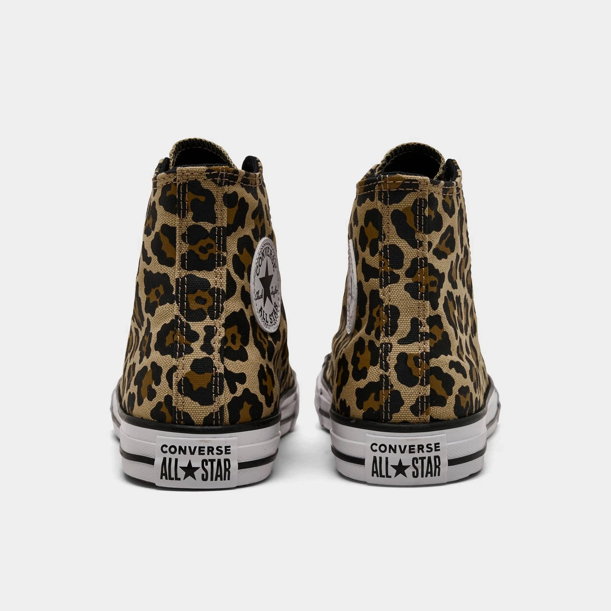 Girls' Animal Print Canvas High Top Sneakers