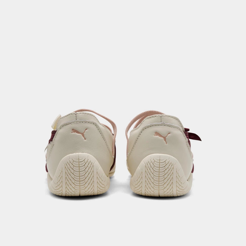 Women's Leather Ballet-Inspired Sneakers
