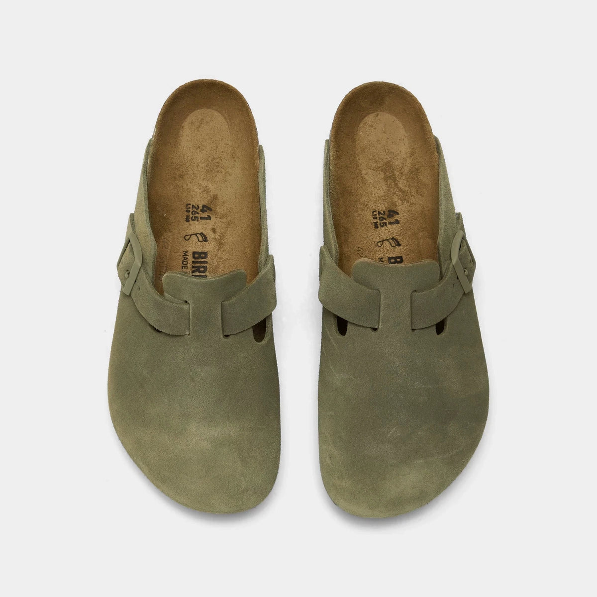Men's Suede Slip-On Clogs