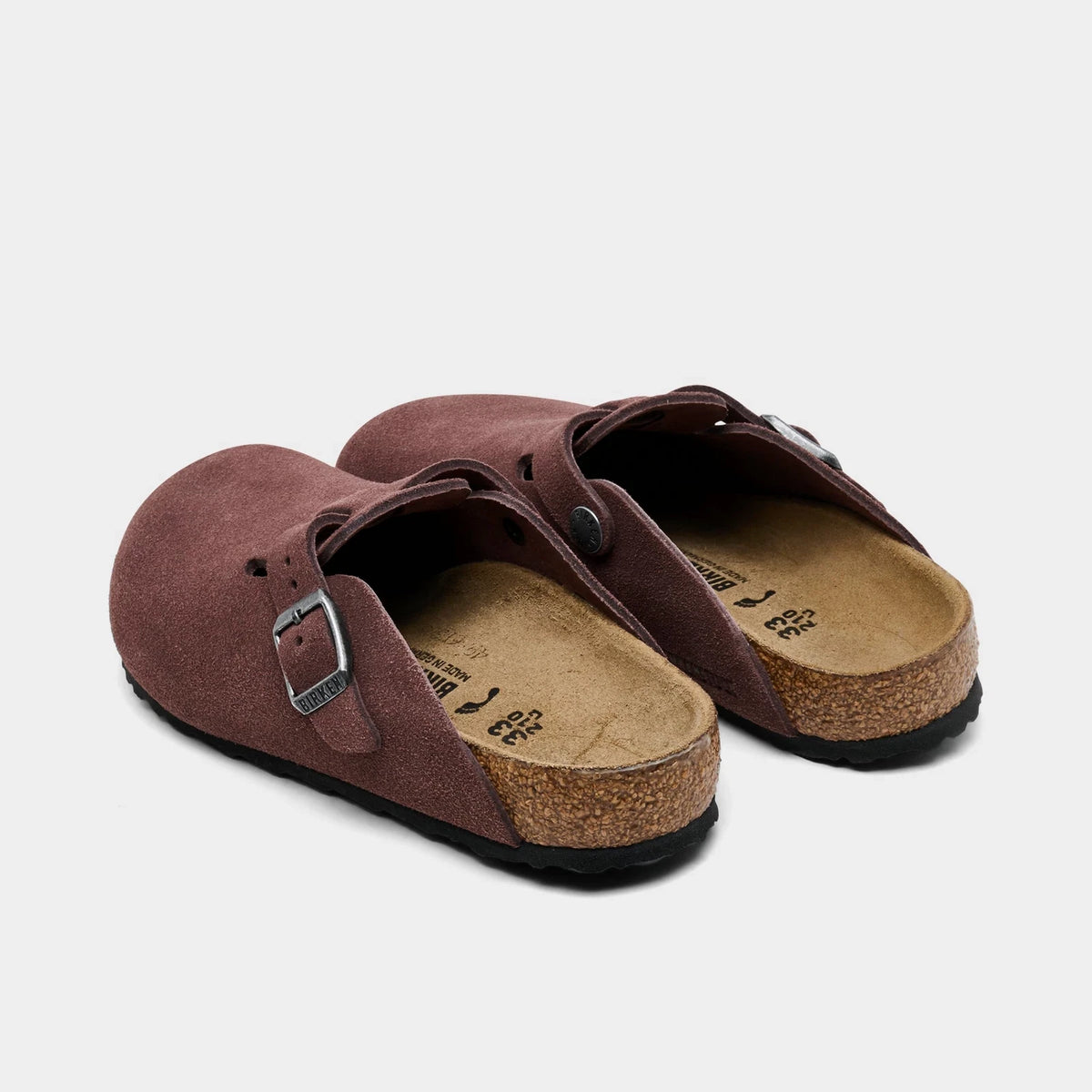Kids' Suede Closed-Toe Clogs