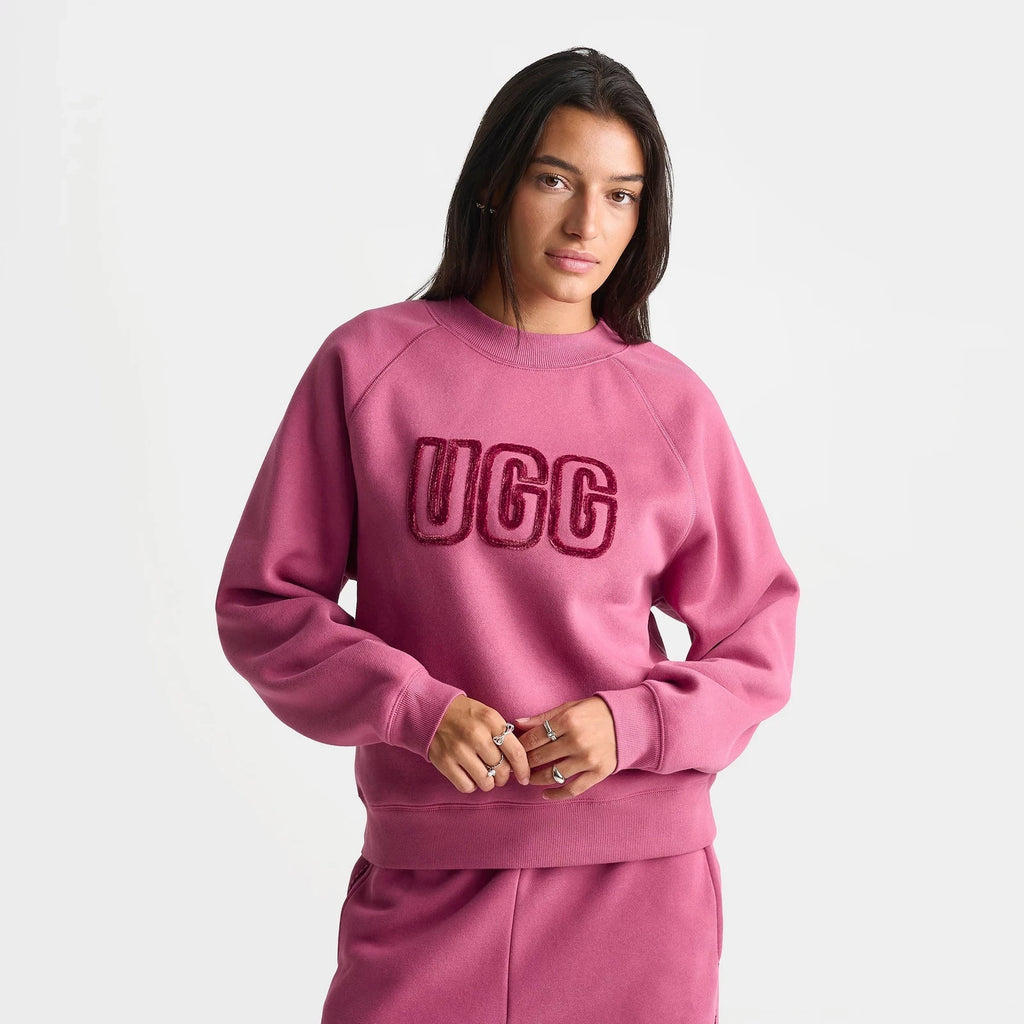 Women's Chenille Appliqué Crewneck Sweatshirt