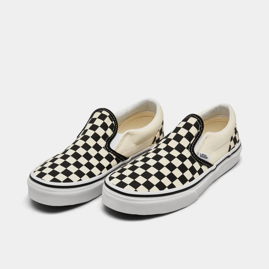 Kids' Canvas Slip-On Sneakers - Black