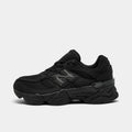 Little Kids' Synthetic Lace-Up Sneakers - Black