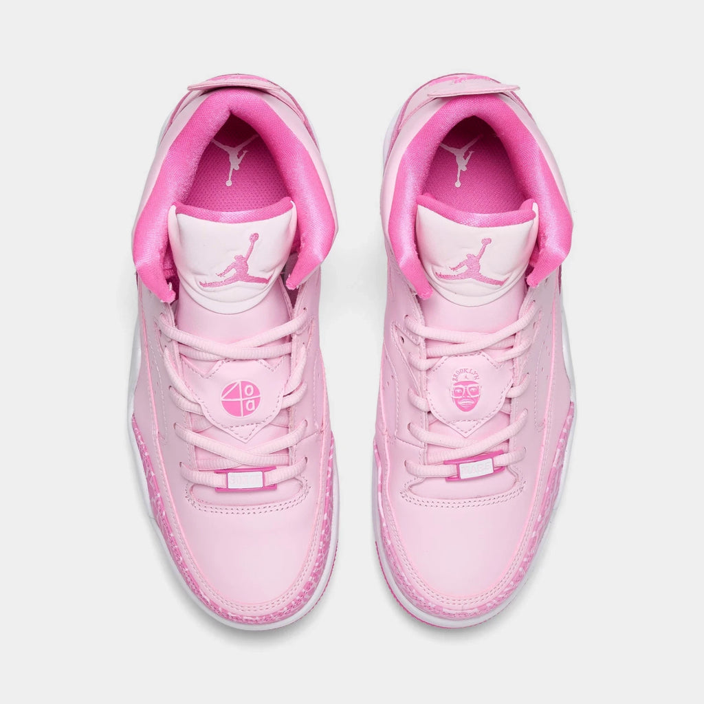 Big Kids' Leather Low-Top Casual Sneakers