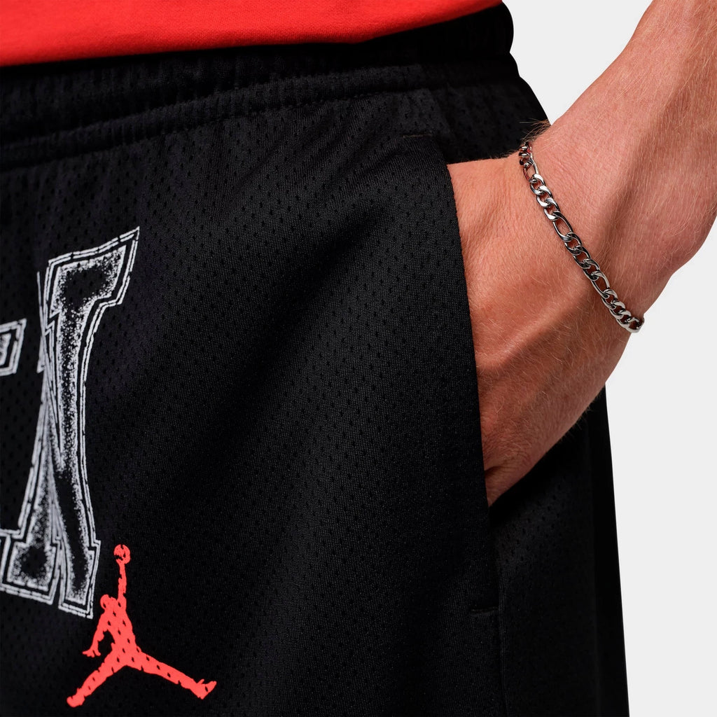 Men's 7-Inch Moisture-Wicking Mesh Shorts - Black