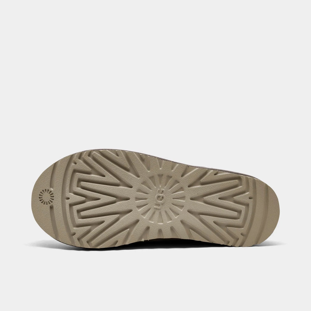 Women's Suede Backless Slippers - Black