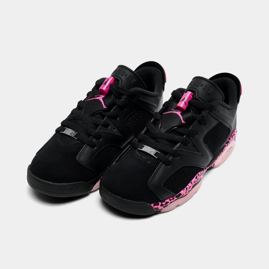 Big Kids' Low-Top Leather Basketball Shoes