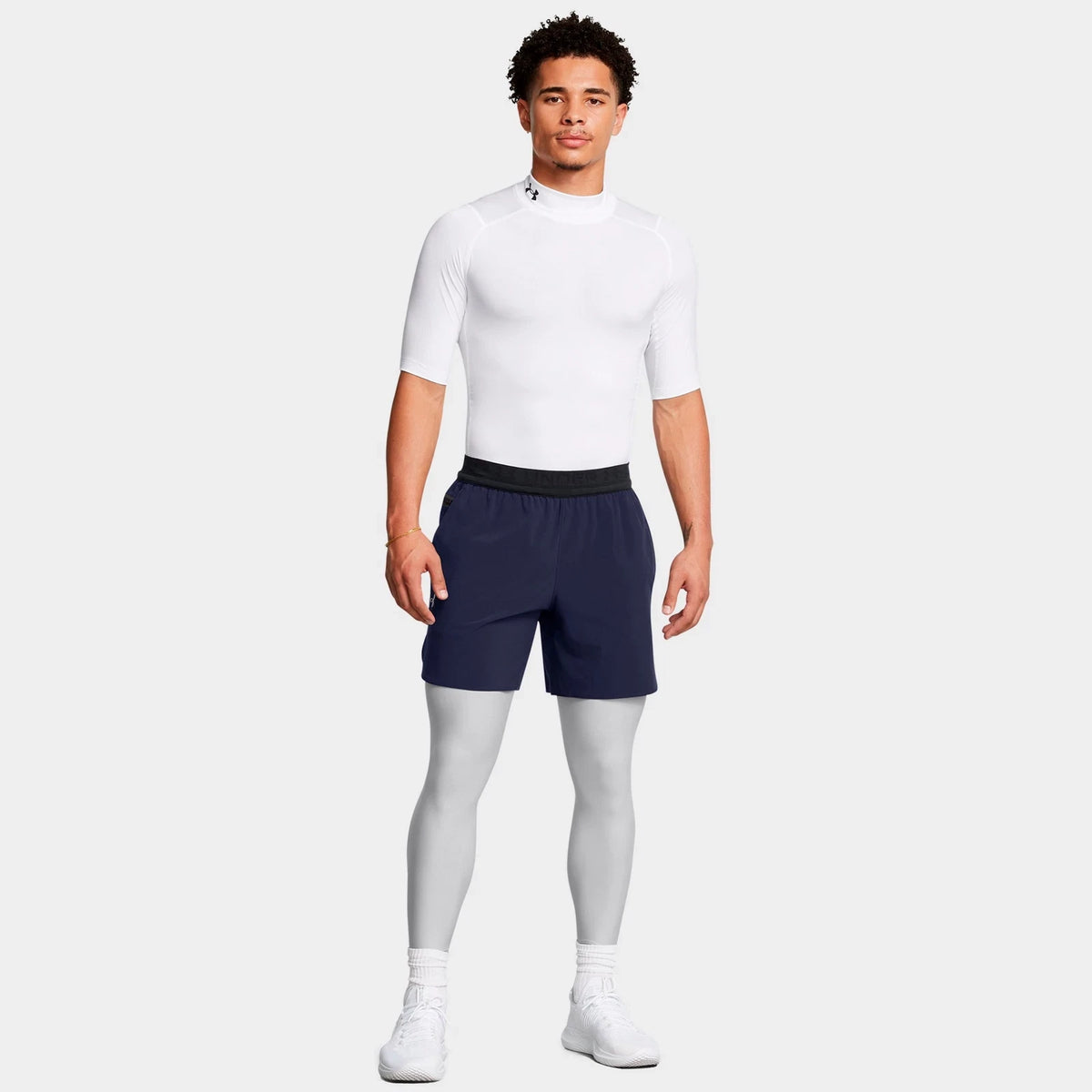 Men's Compression Training Leggings - Gray
