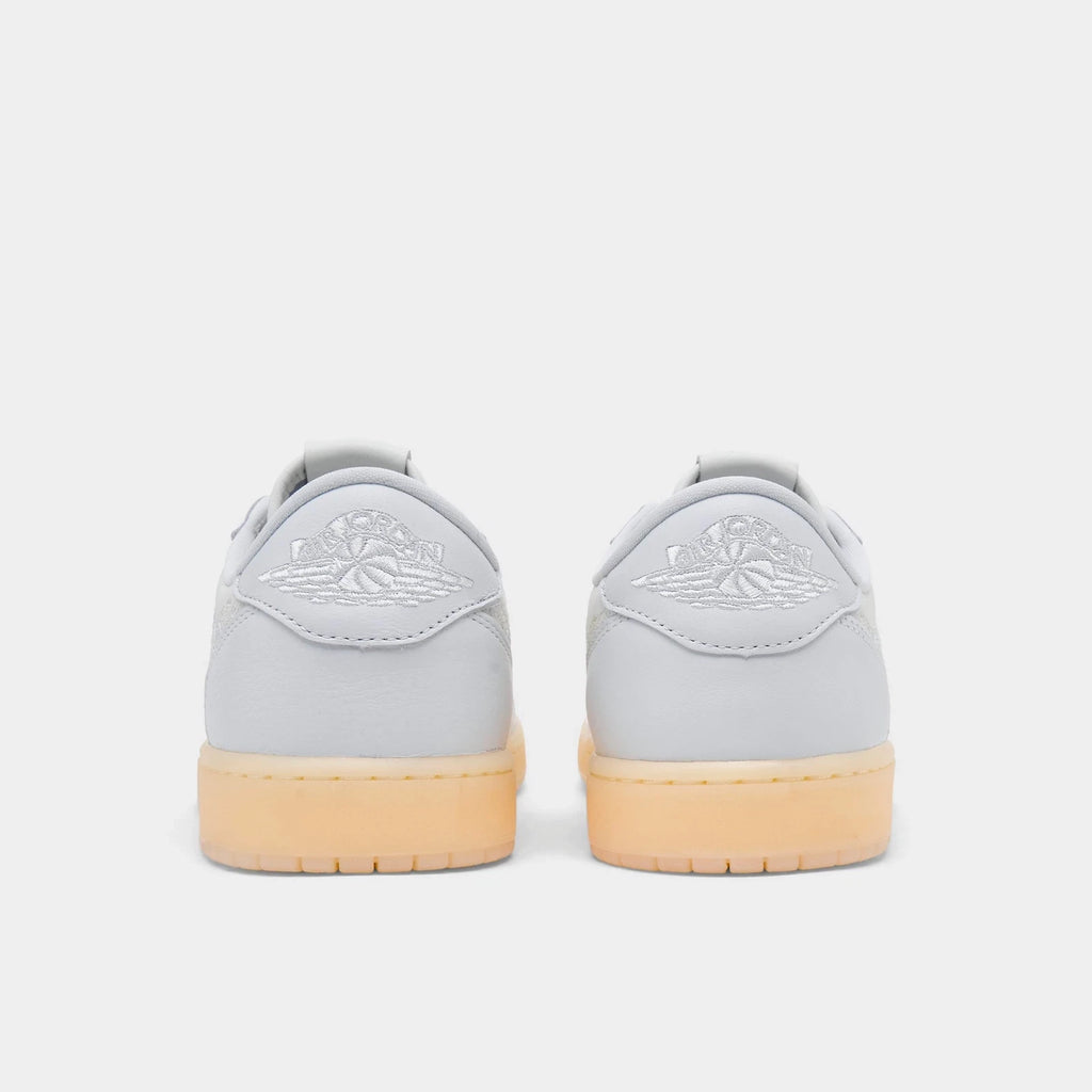 Leather Low Top Sneaker With Floral Embroidery