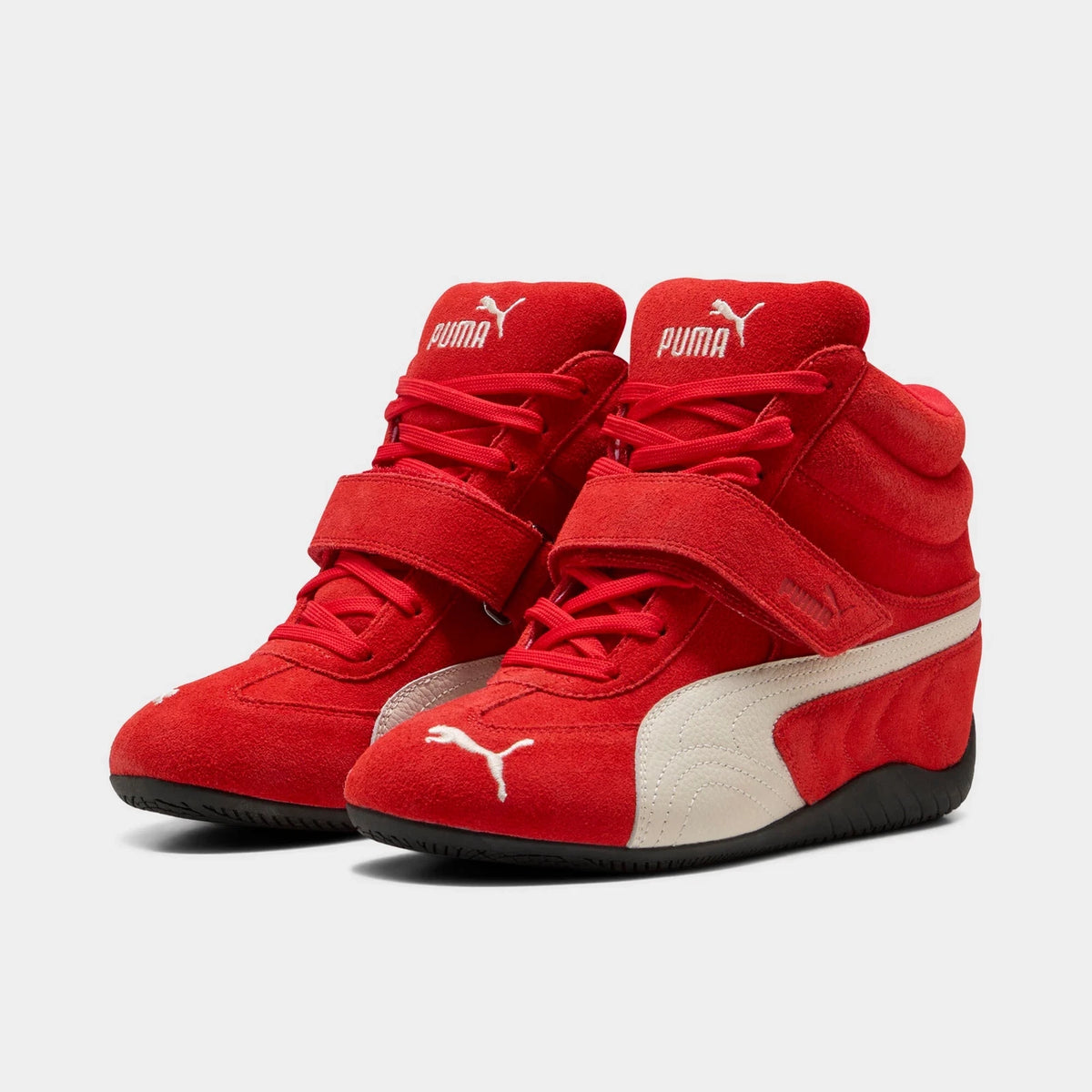 Women's Hidden Wedge Leather Sneakers