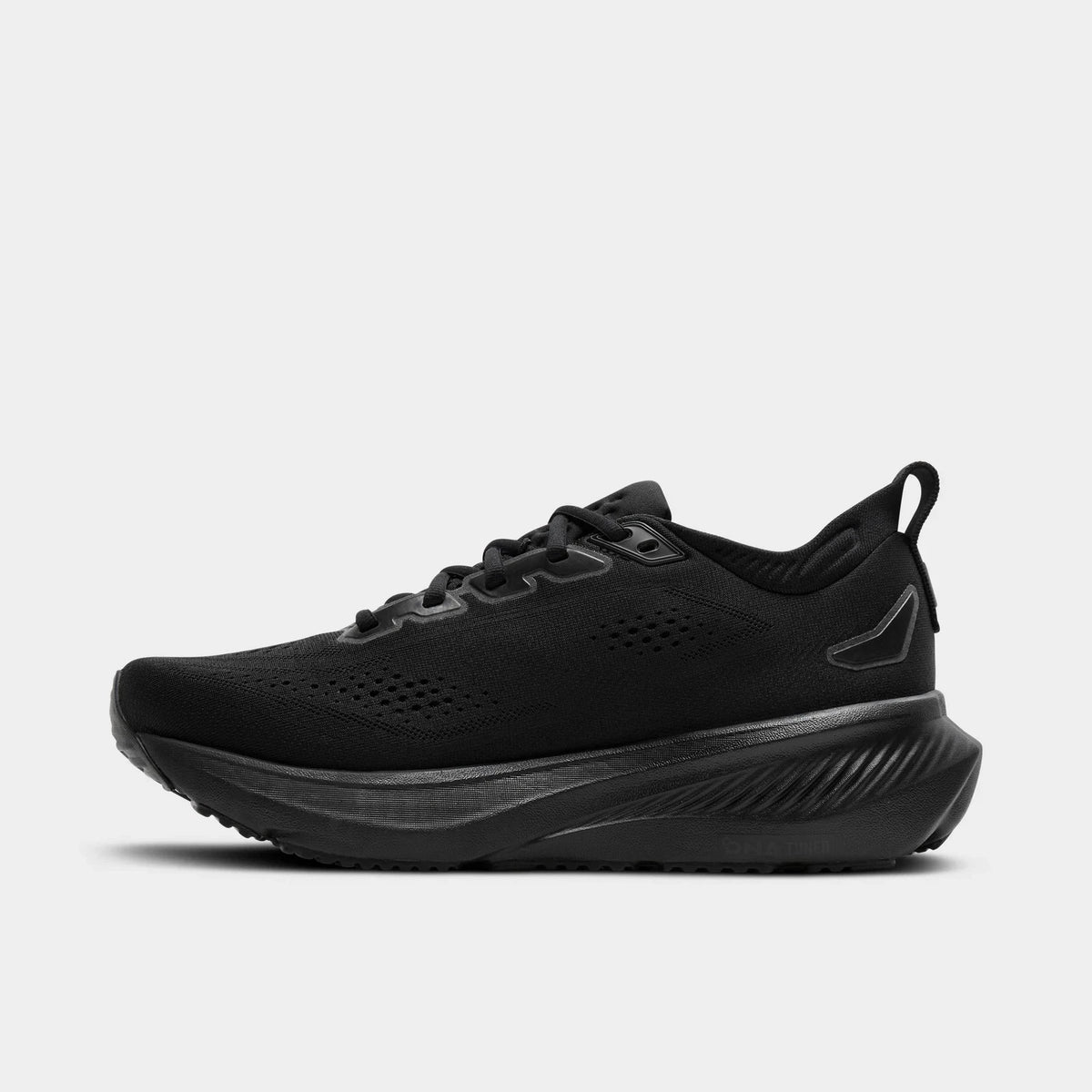 Men's Cushioned Road Running Shoes - Black