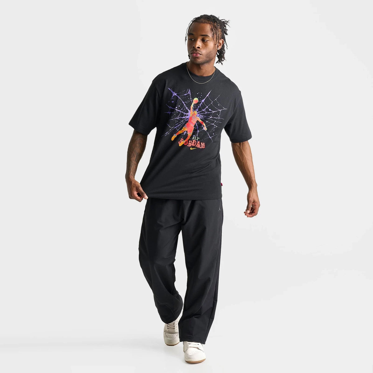 Men's Cotton Spiderweb Graphic T-Shirt