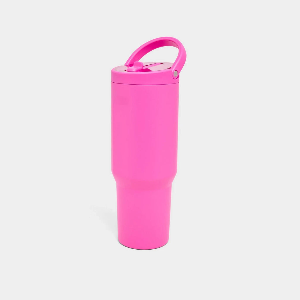 32 oz Insulated Flip Straw Water Bottle