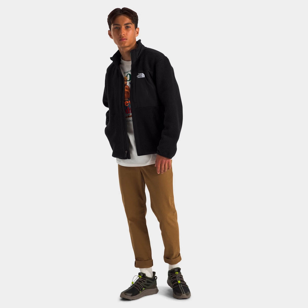Boys' High-Pile Fleece Full-Zip Jacket