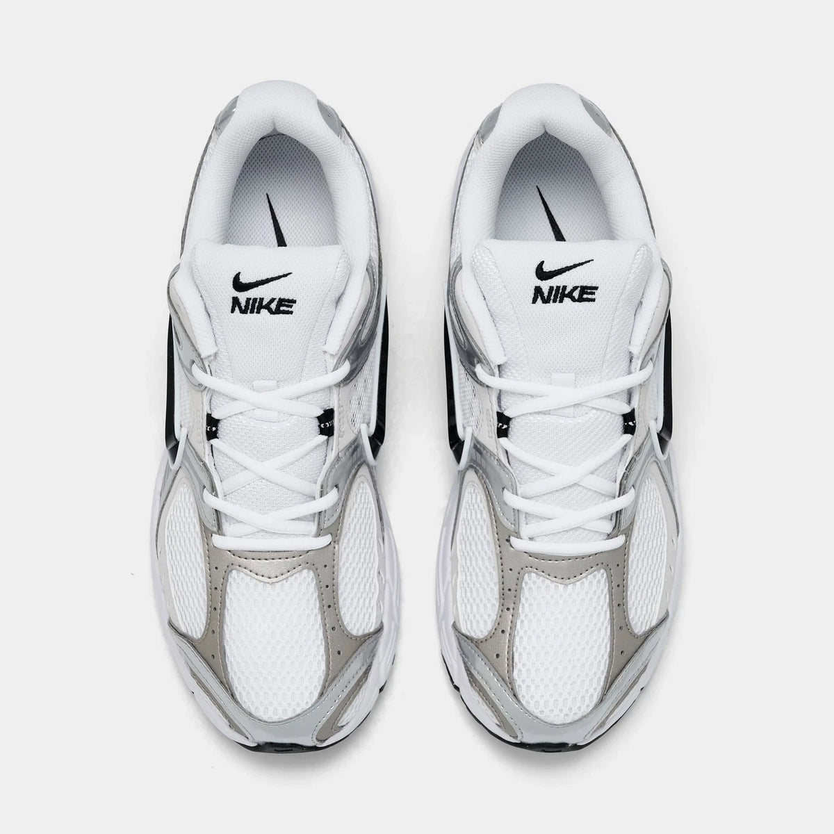 Men's Mesh Retro Runner Sneaker - White