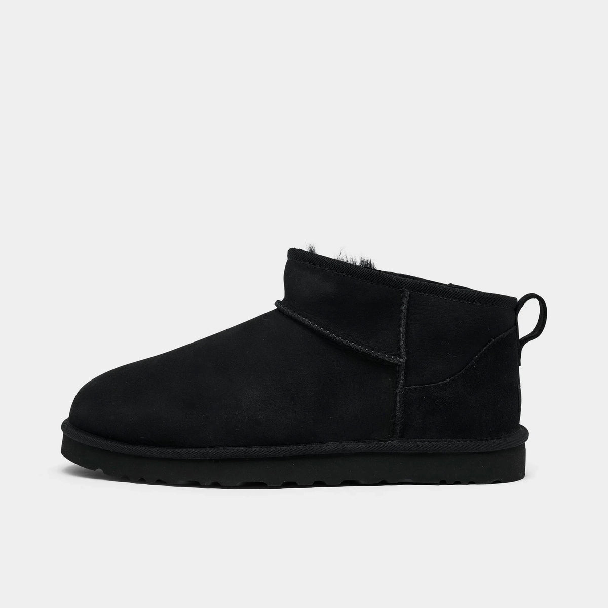 Men's Sheepskin Ankle Boots - Black