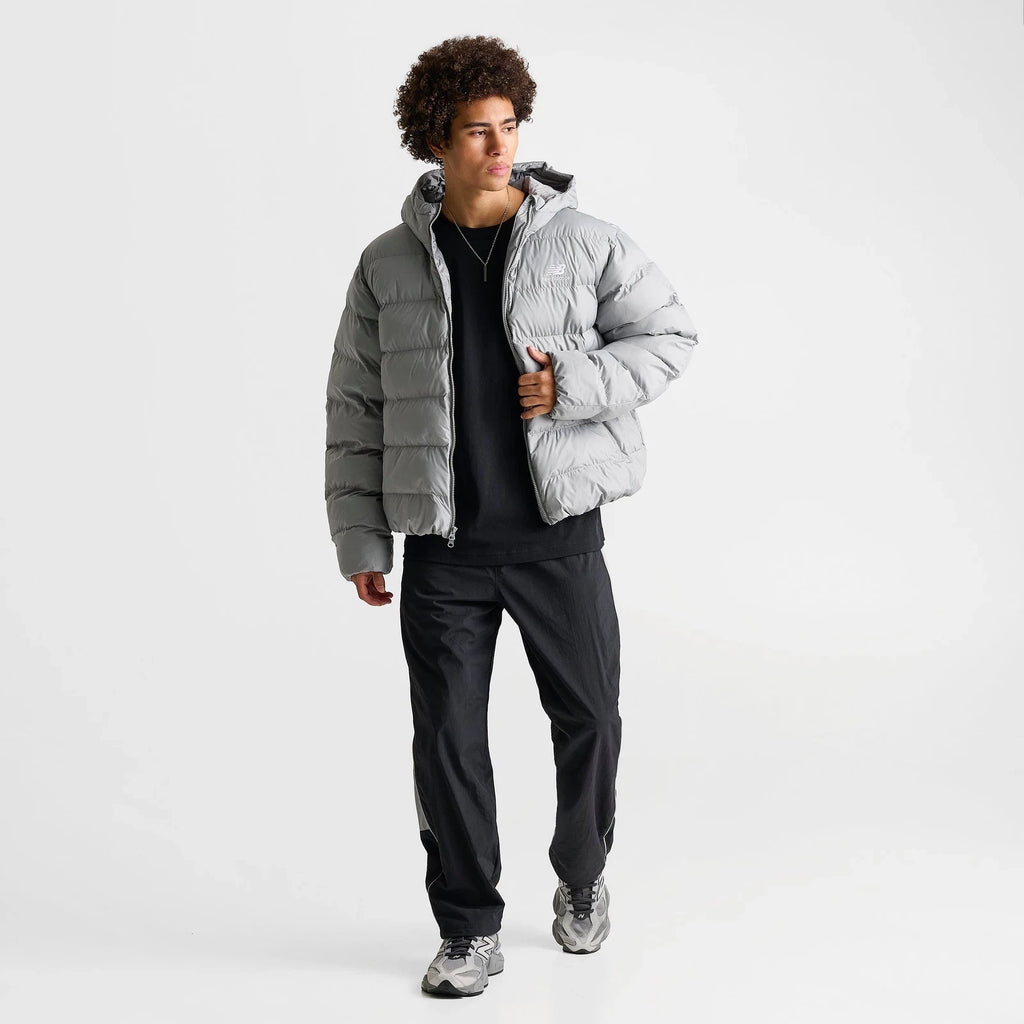 Men's Hooded Full-Zip Puffer Jacket