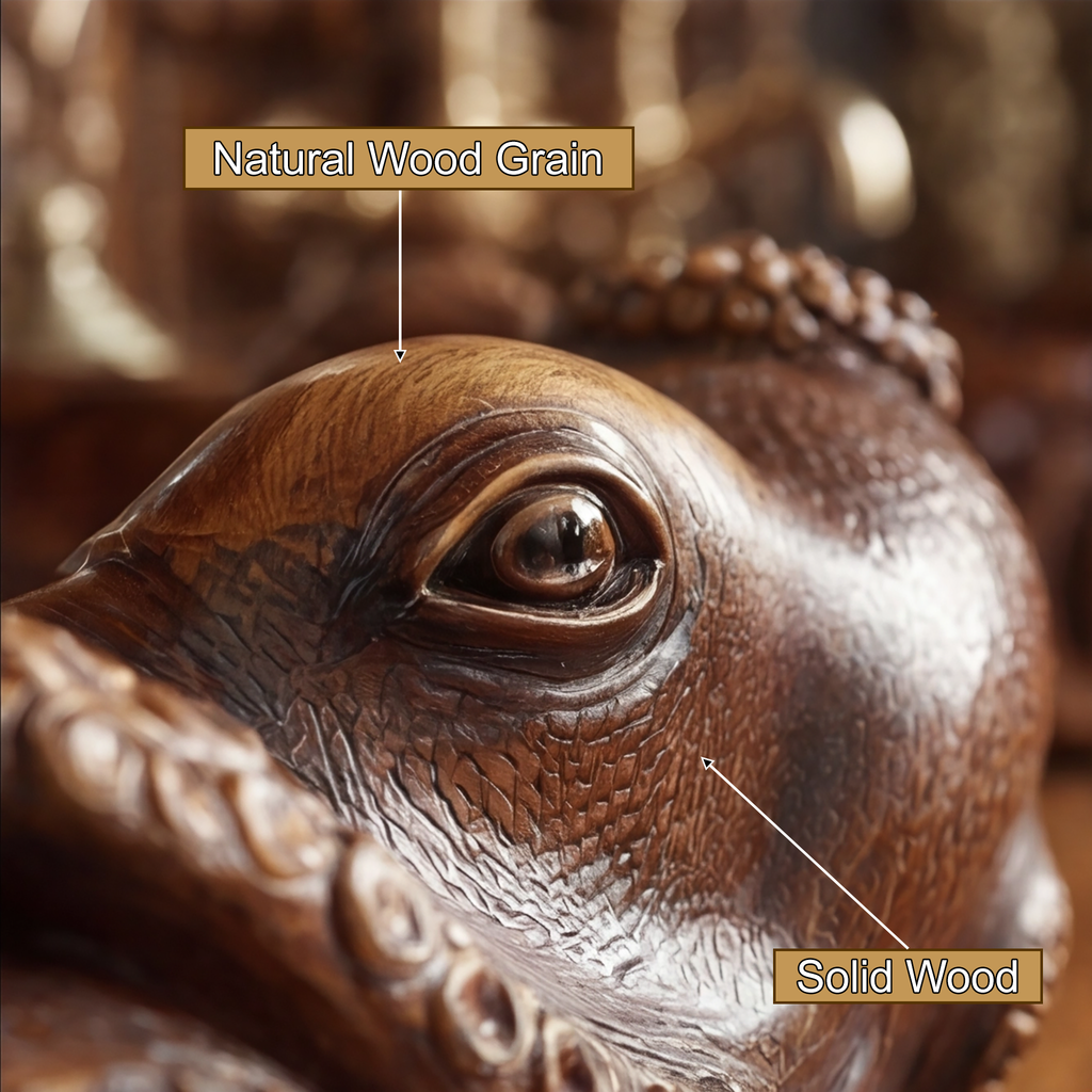Hand-Carved Solid Wood Octopus Vessel Sink with Sculpted Tentacles - view 5