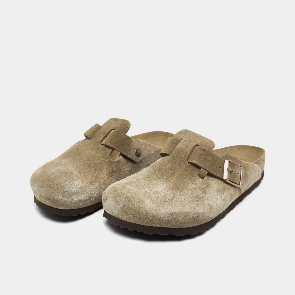 Men's Suede Soft Footbed Clogs