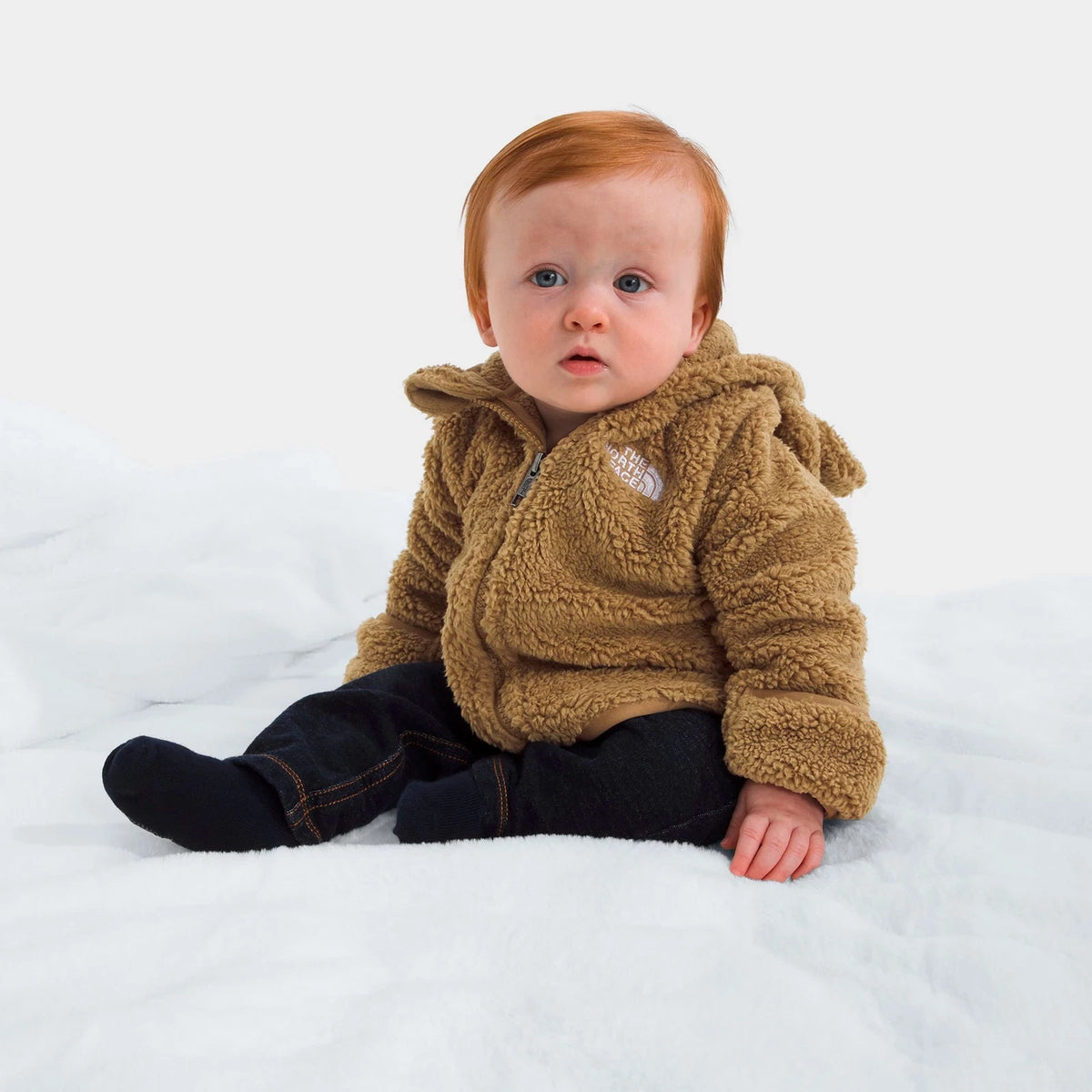 Infant Fleece Full-Zip Hoodie With Bear Ears
