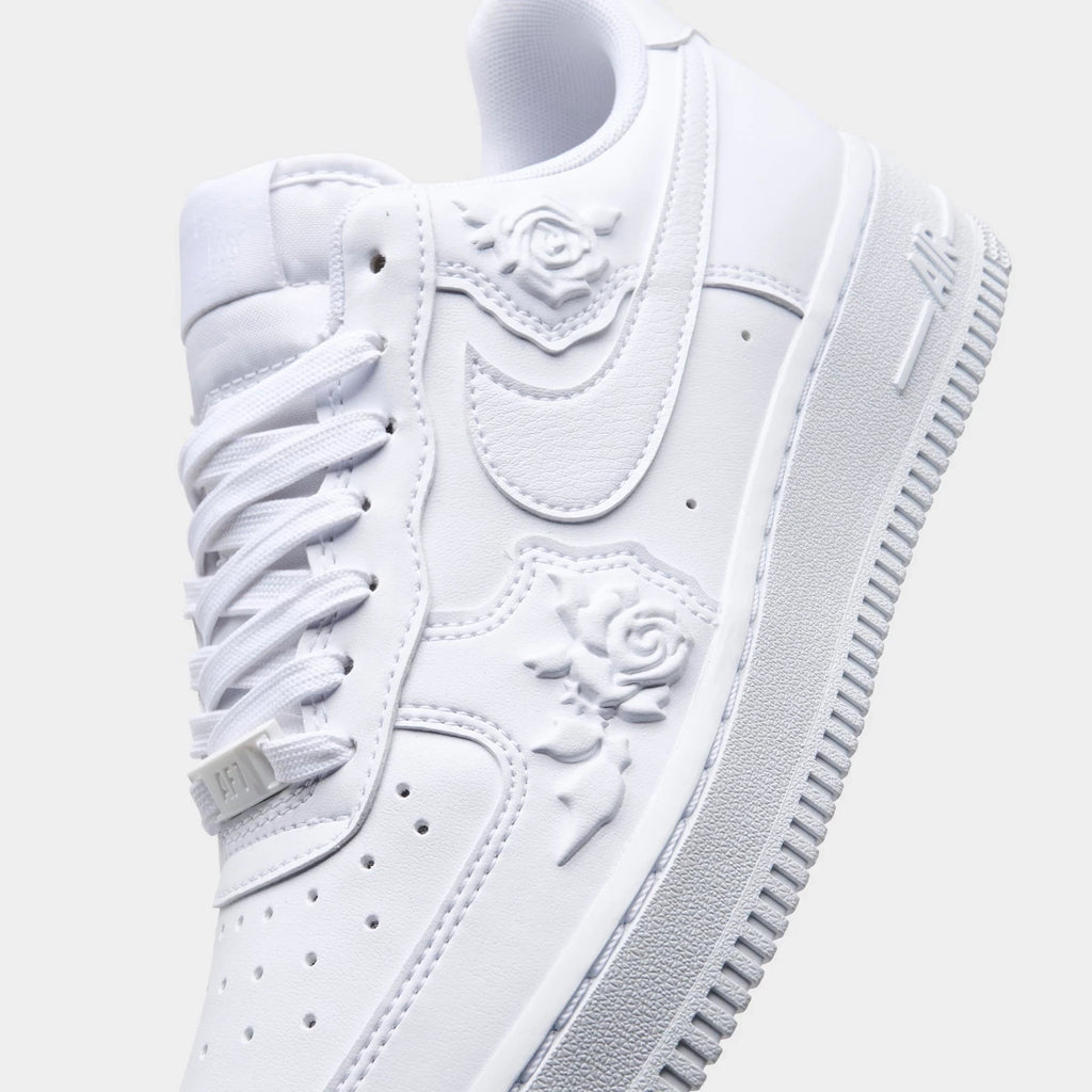 Women's Rose Embossed Low Top Sneakers