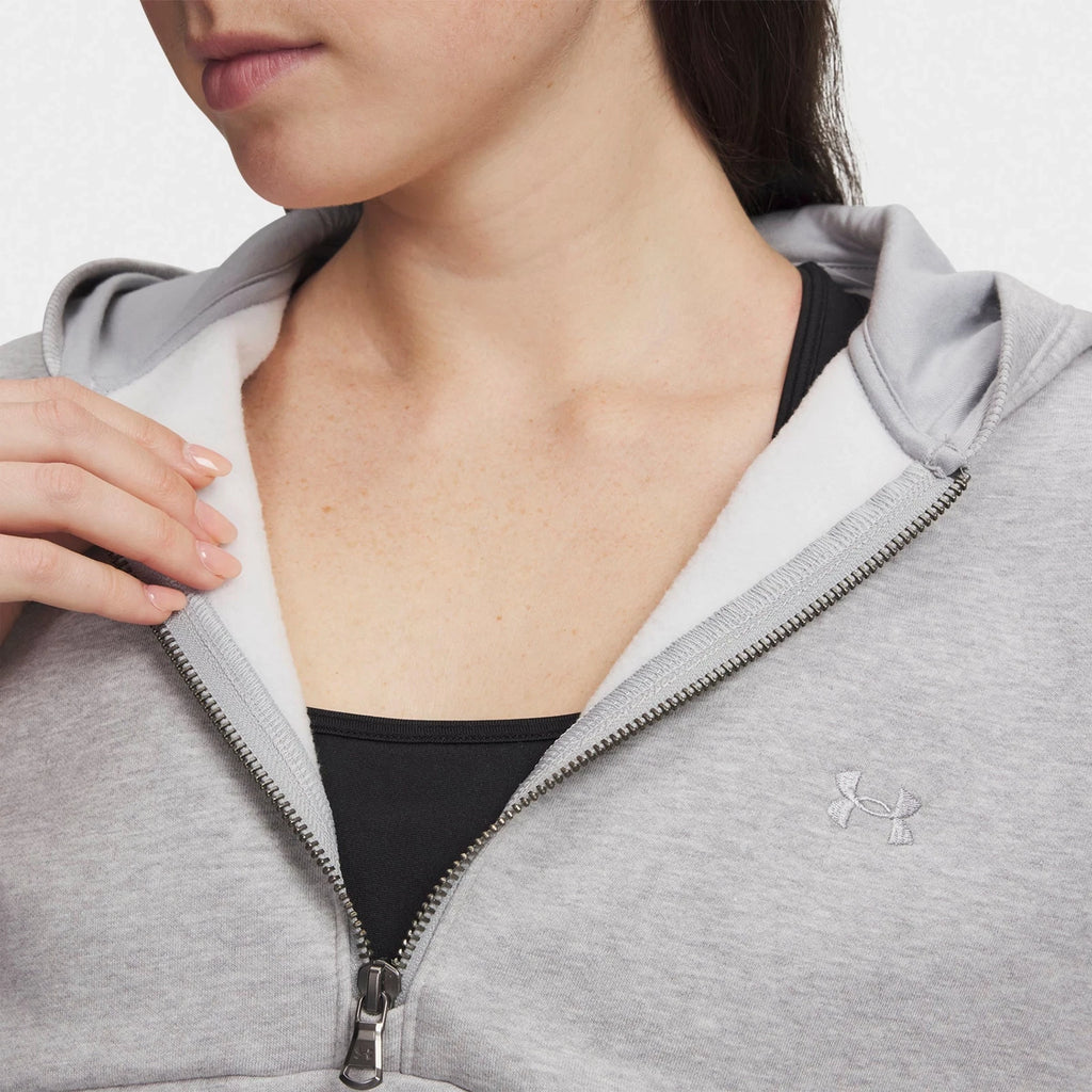 Women's Brushed Fleece Half-Zip Hoodie