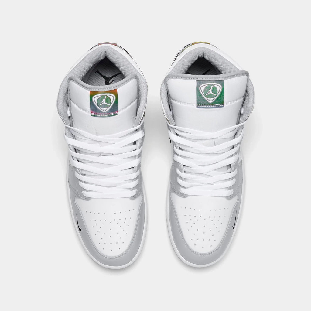 Men's Leather Mid Top Sneakers