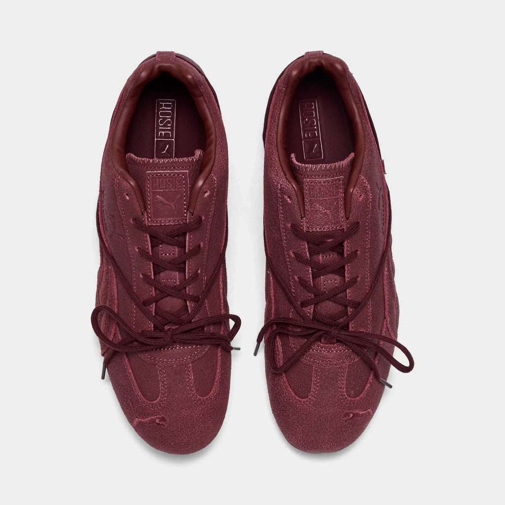 Women's Low-Profile Napped Leather Sneakers