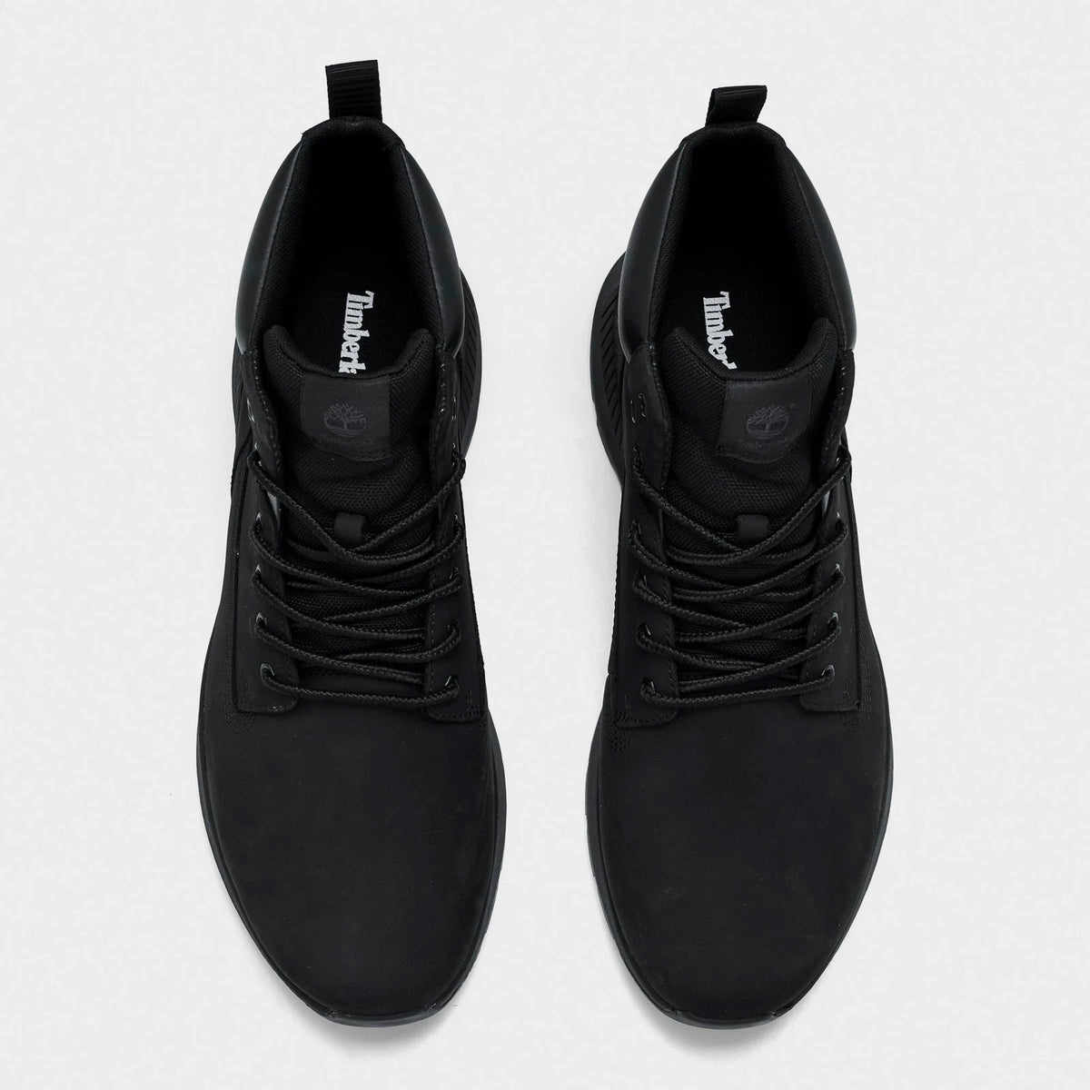 Men's Mid Nubuck Sneaker Boots - Black