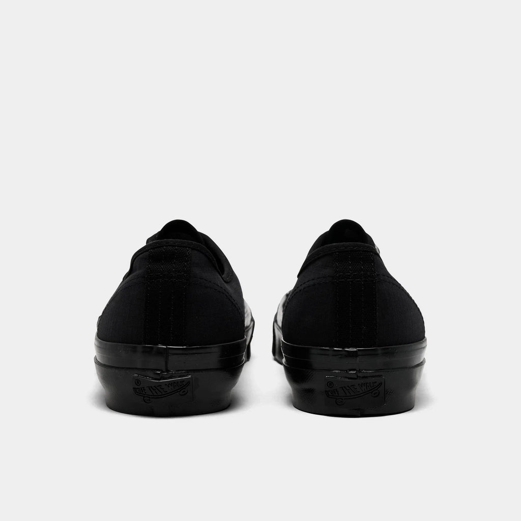 Men's Studded Canvas Low Top Sneakers - Black