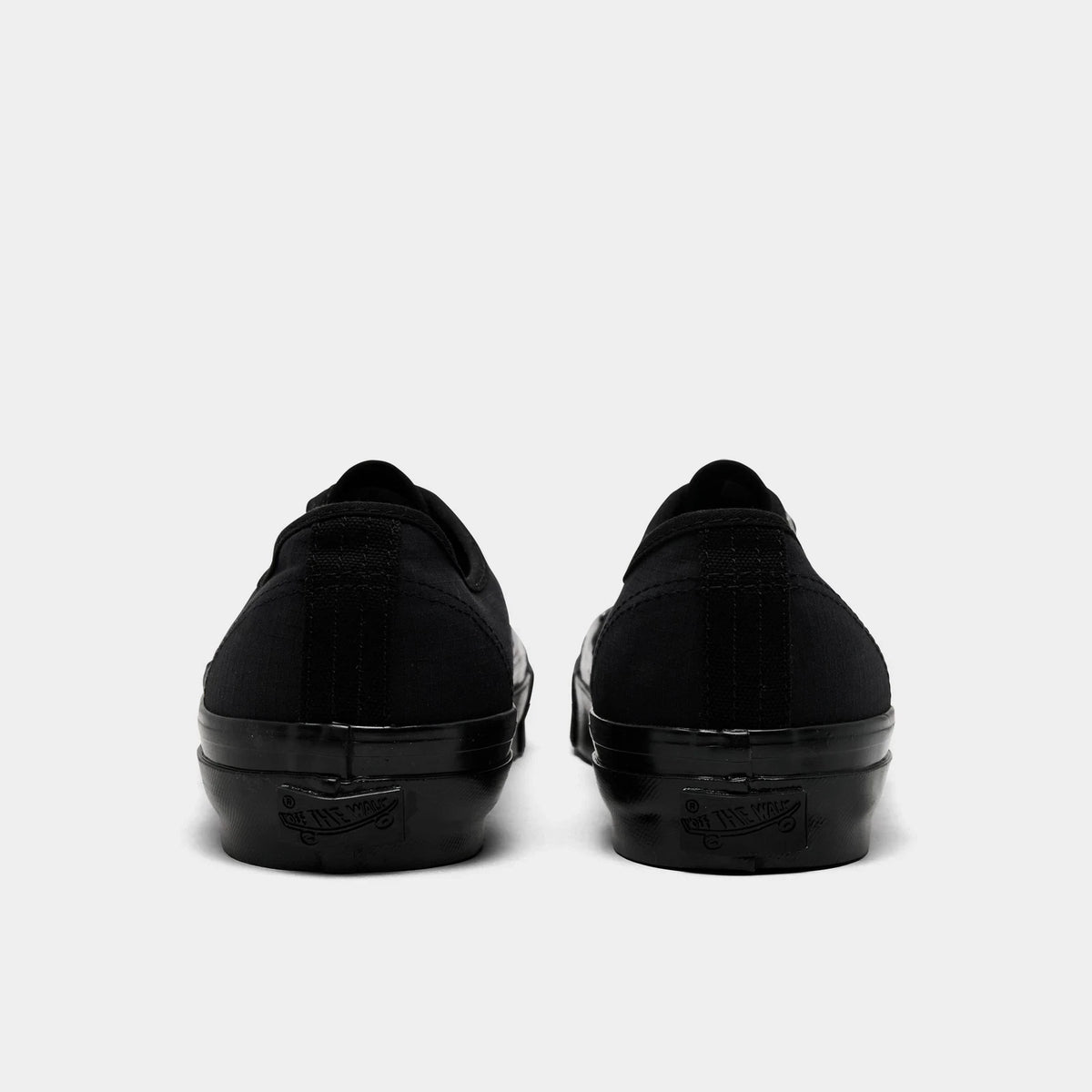Men's Studded Canvas Low Top Sneakers - Black
