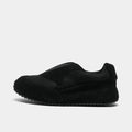 Mesh And Suede Slip-On Casual Shoes