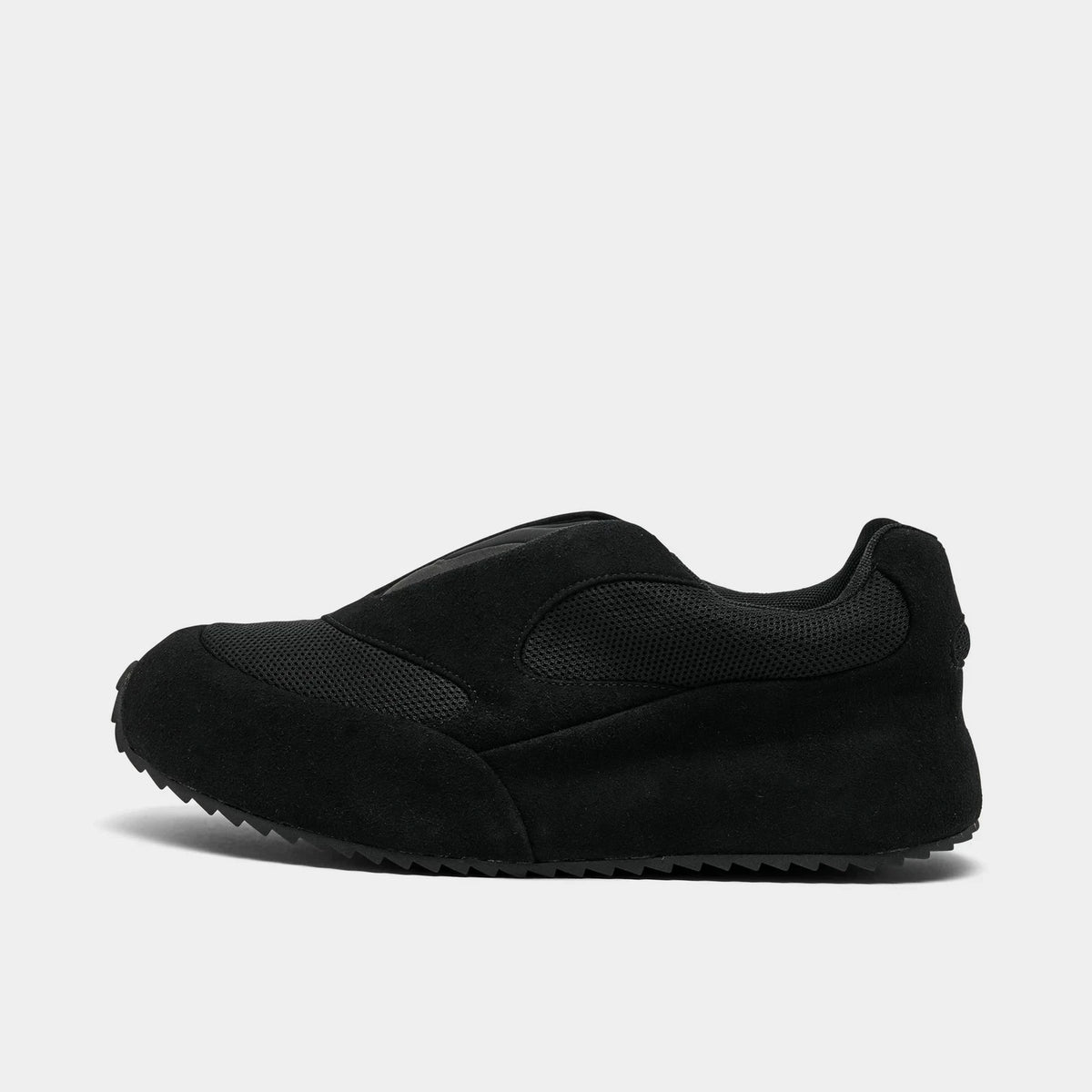 Mesh And Suede Slip-On Casual Shoes