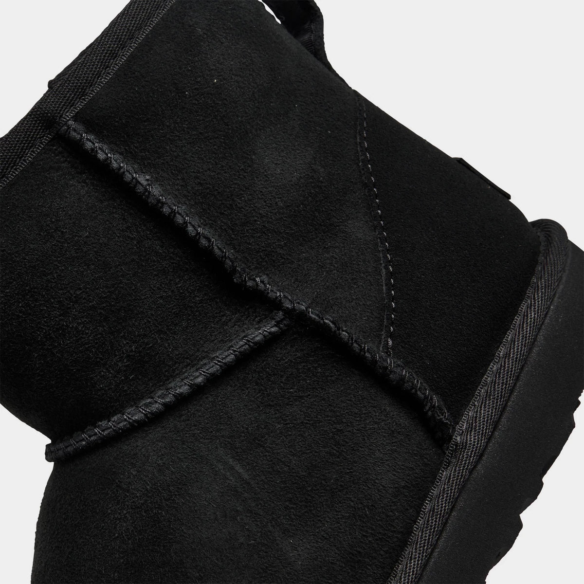 Women's Sheepskin Ankle Boots - Black