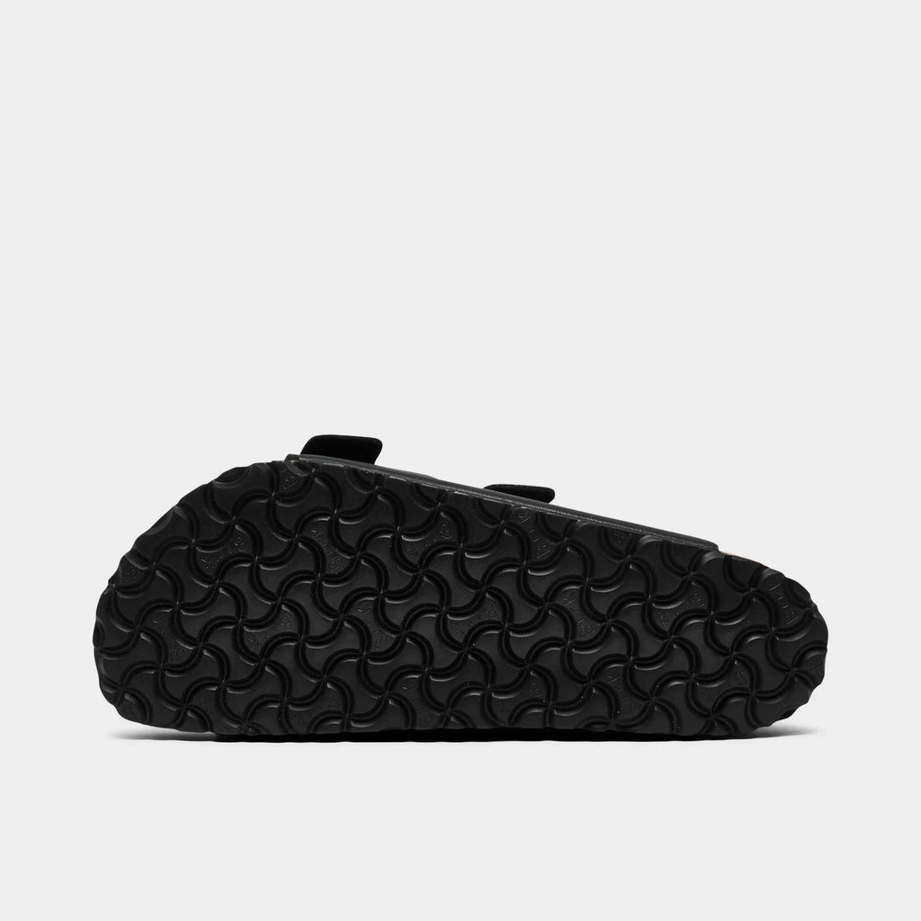 Men's Two-Strap Synthetic Sandals - Black