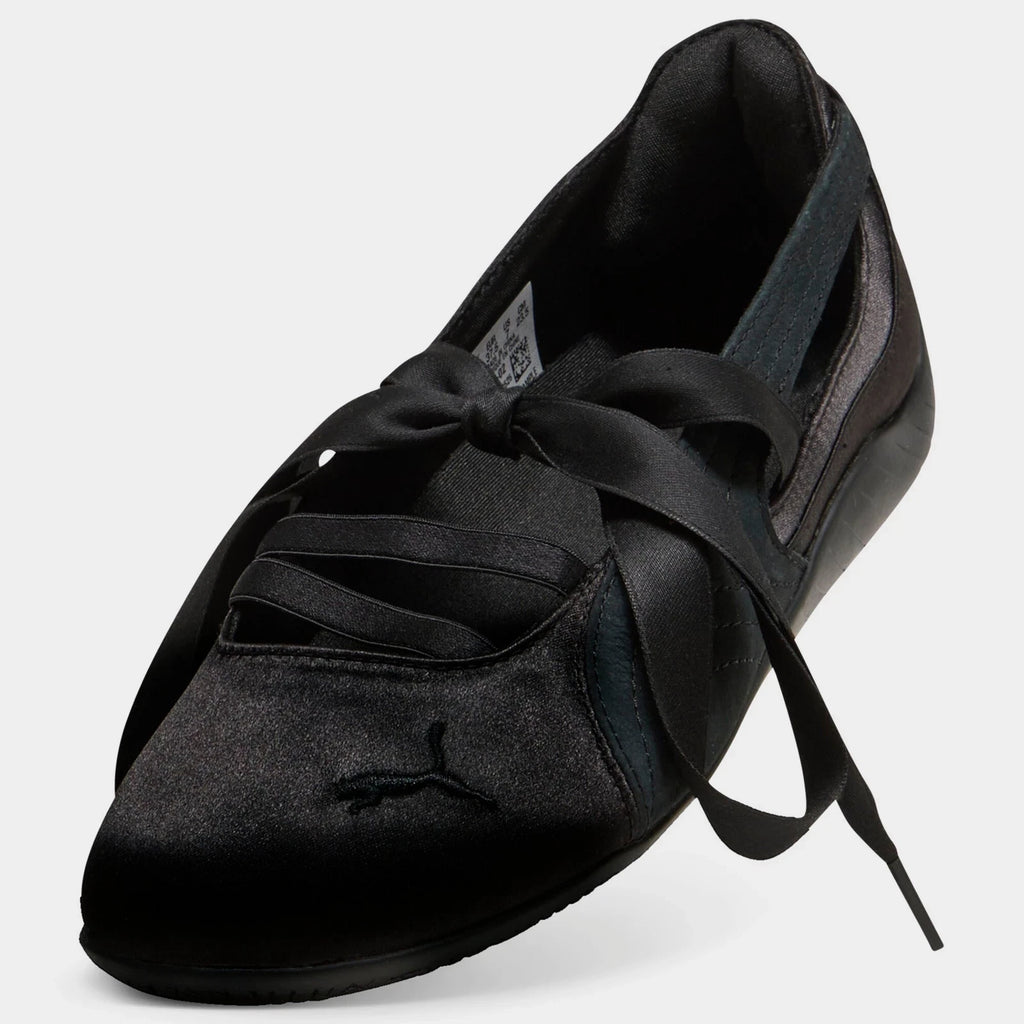 Women's Satin Ribbon Ballet-Inspired Sneakers