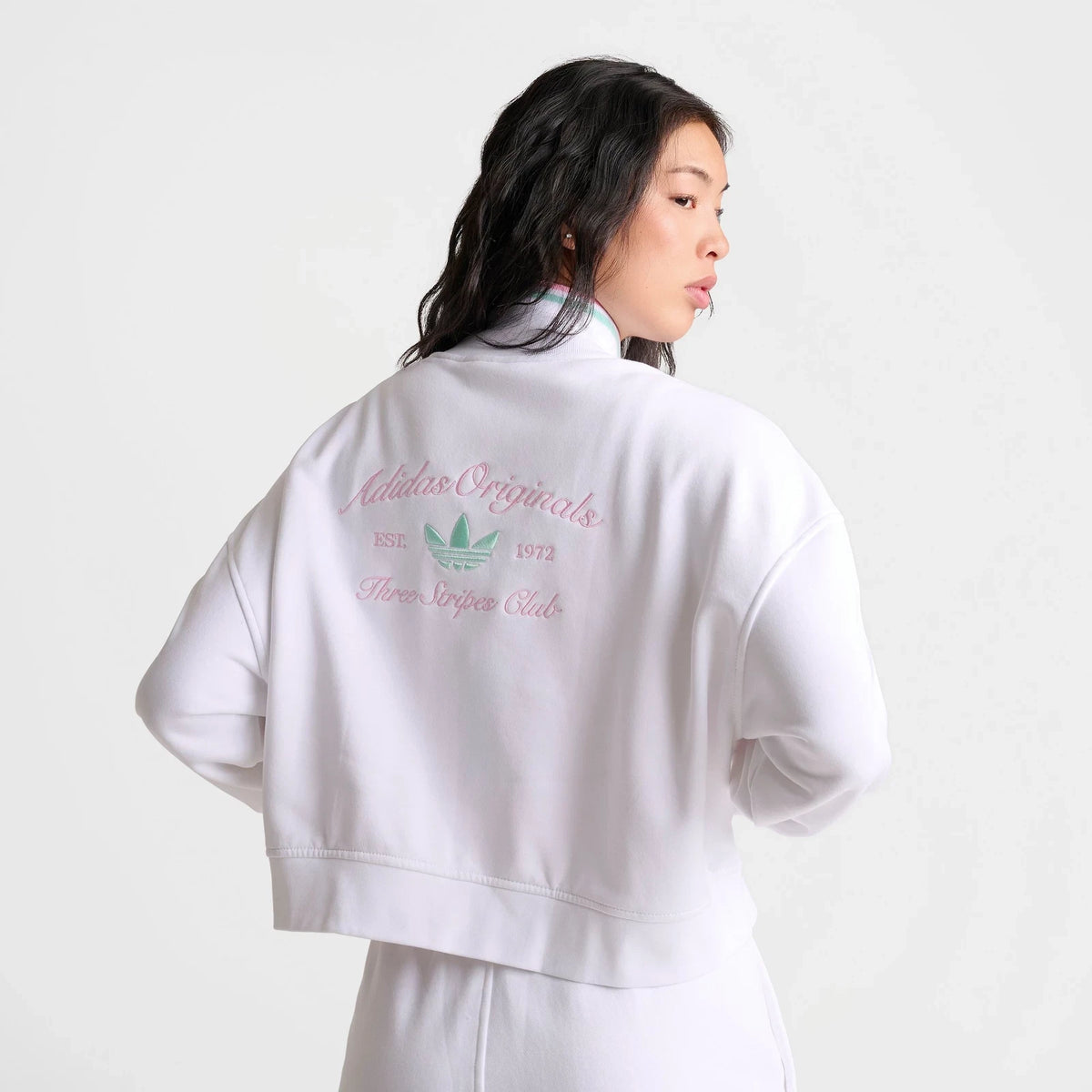 Women's Relaxed Full-Zip Fleece Track Top