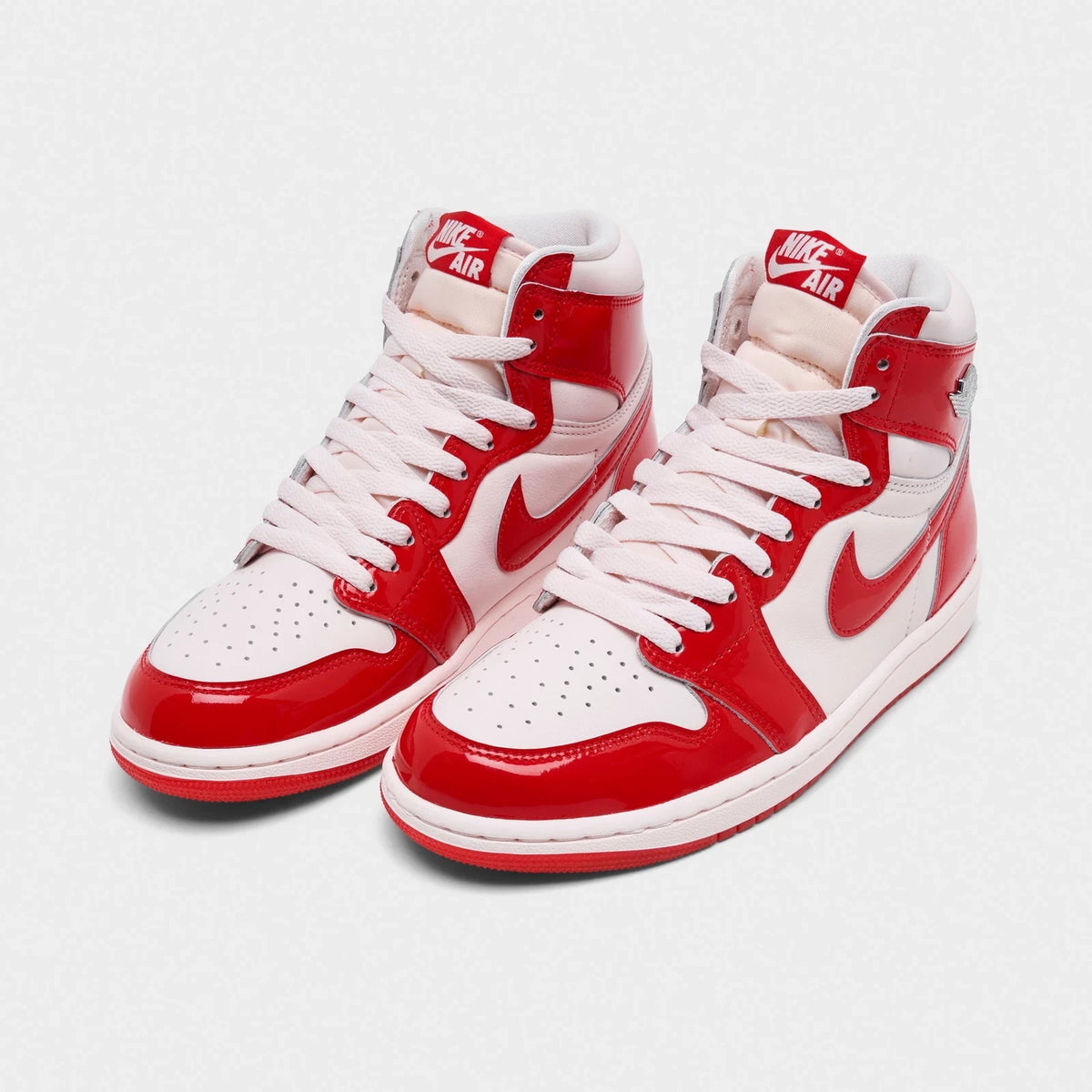 Women's Patent Leather High-Top Sneakers