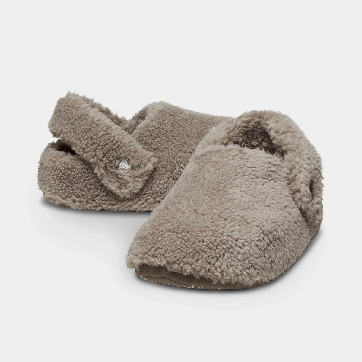 Faux Fur Backstrap Slipper - Cream