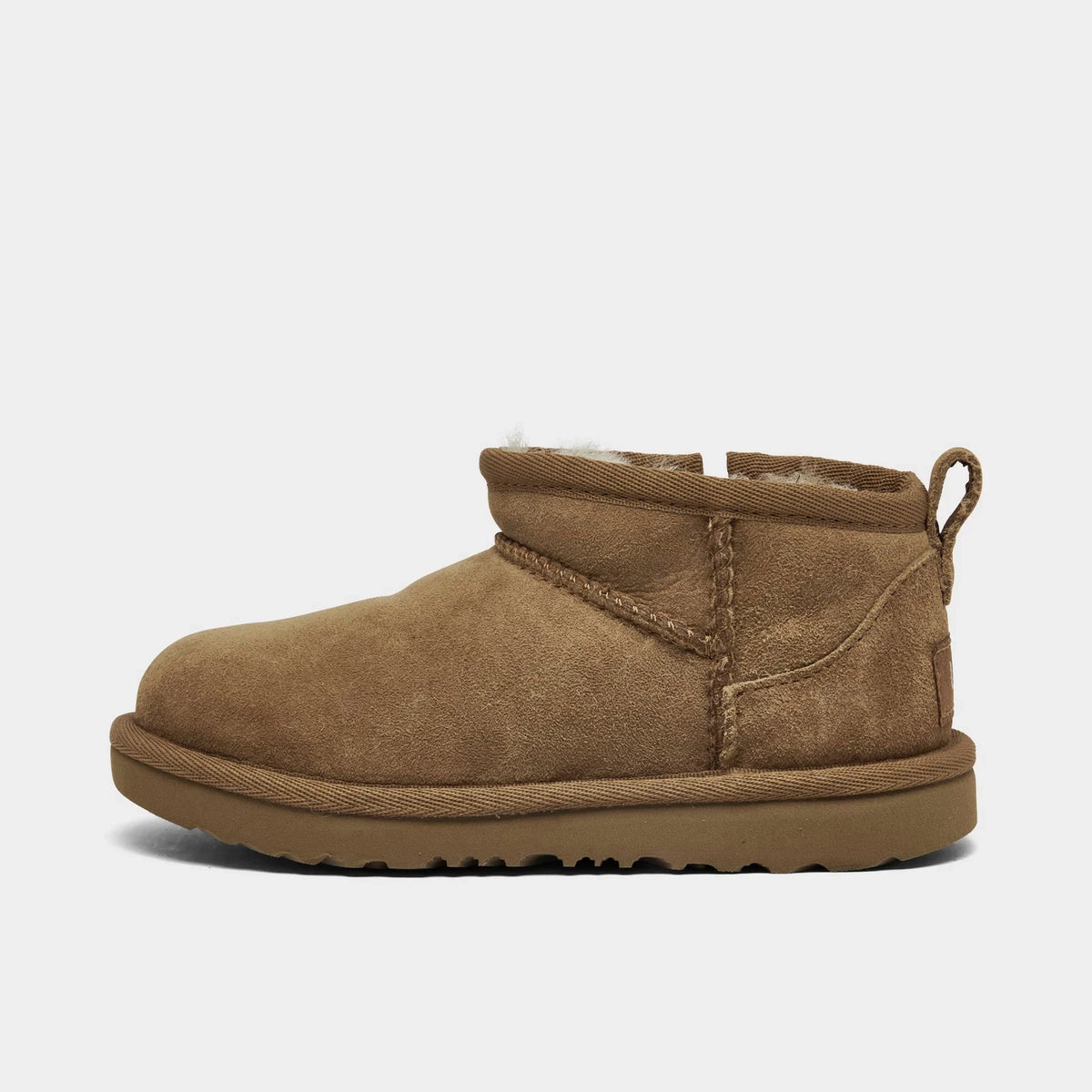 Toddler Sheepskin Mini Boots - Chestnut