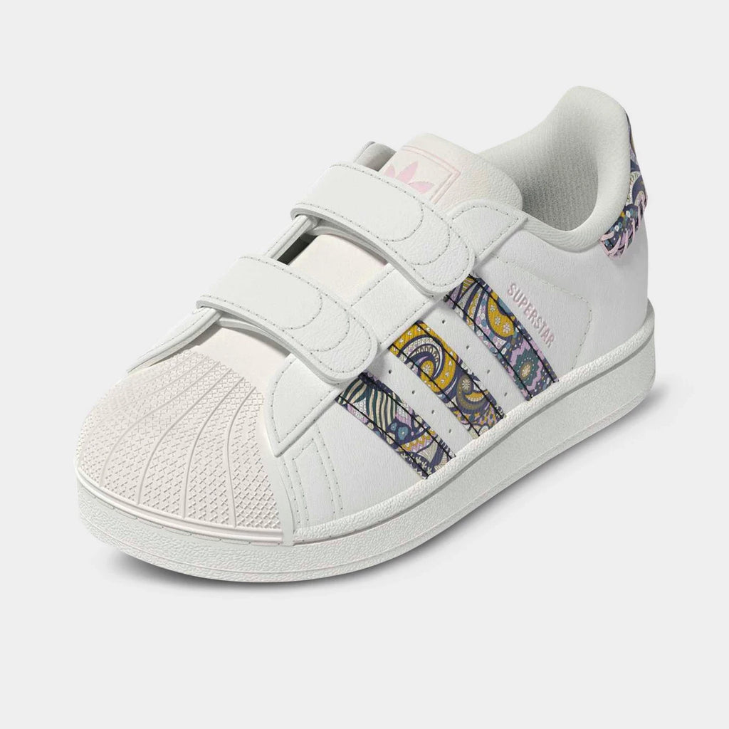 Toddler Girls' Floral Hook-And-Loop Sneakers