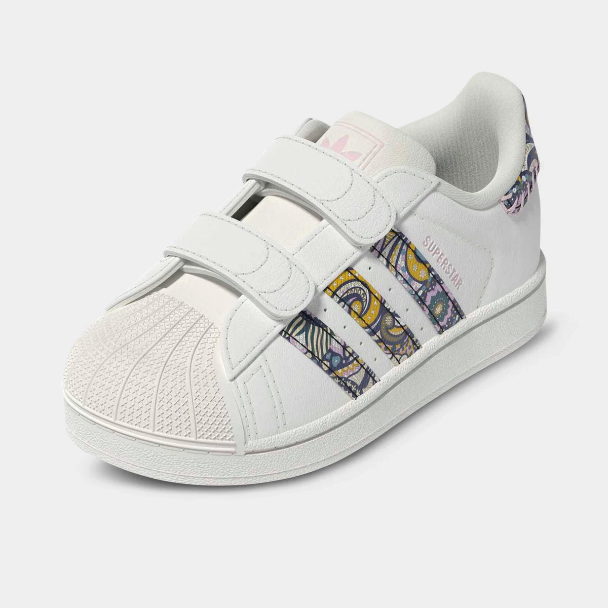 Toddler Girls' Floral Hook-And-Loop Sneakers