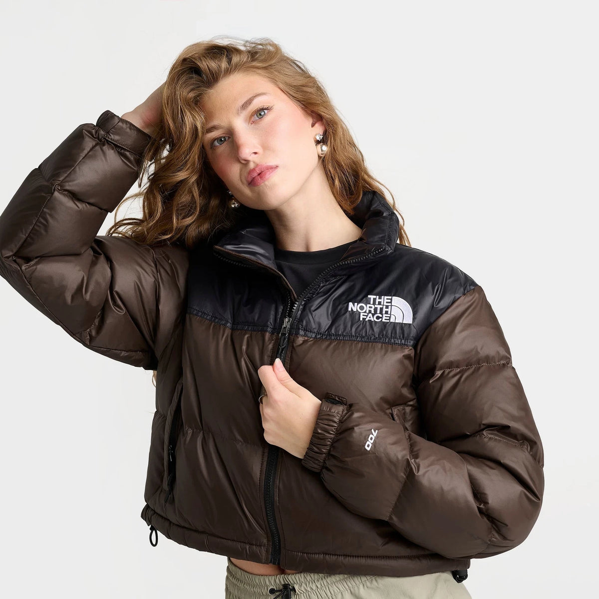 Women's Cropped 700-Fill Down Puffer Jacket