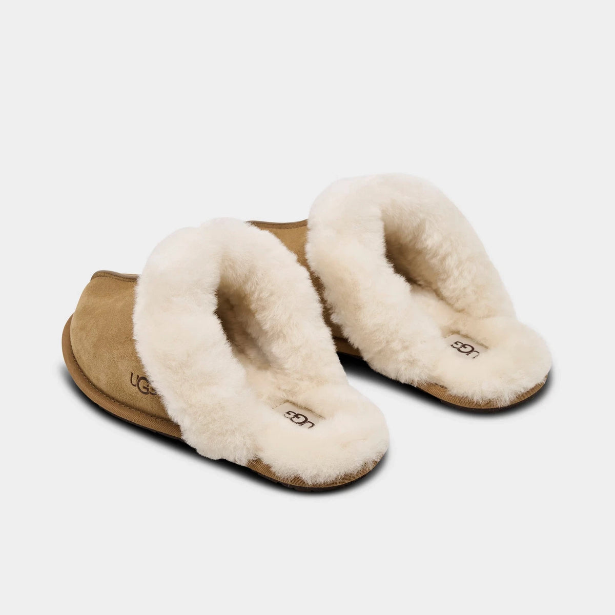 Women's Suede Sheepskin Slide Slipper