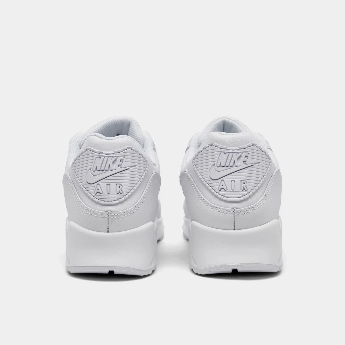 Men's Leather Low-Top Casual Sneakers - White