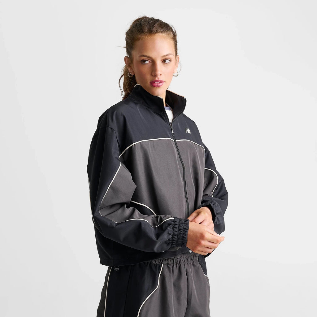 Women's Water-Resistant Woven Zip Jacket