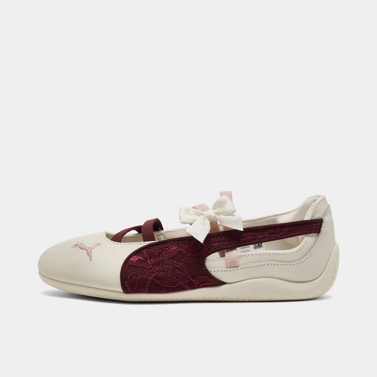 Women's Leather Ballet-Inspired Sneakers