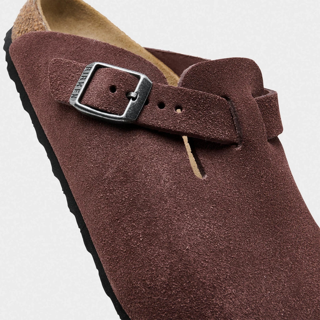 Kids' Suede Closed-Toe Clogs